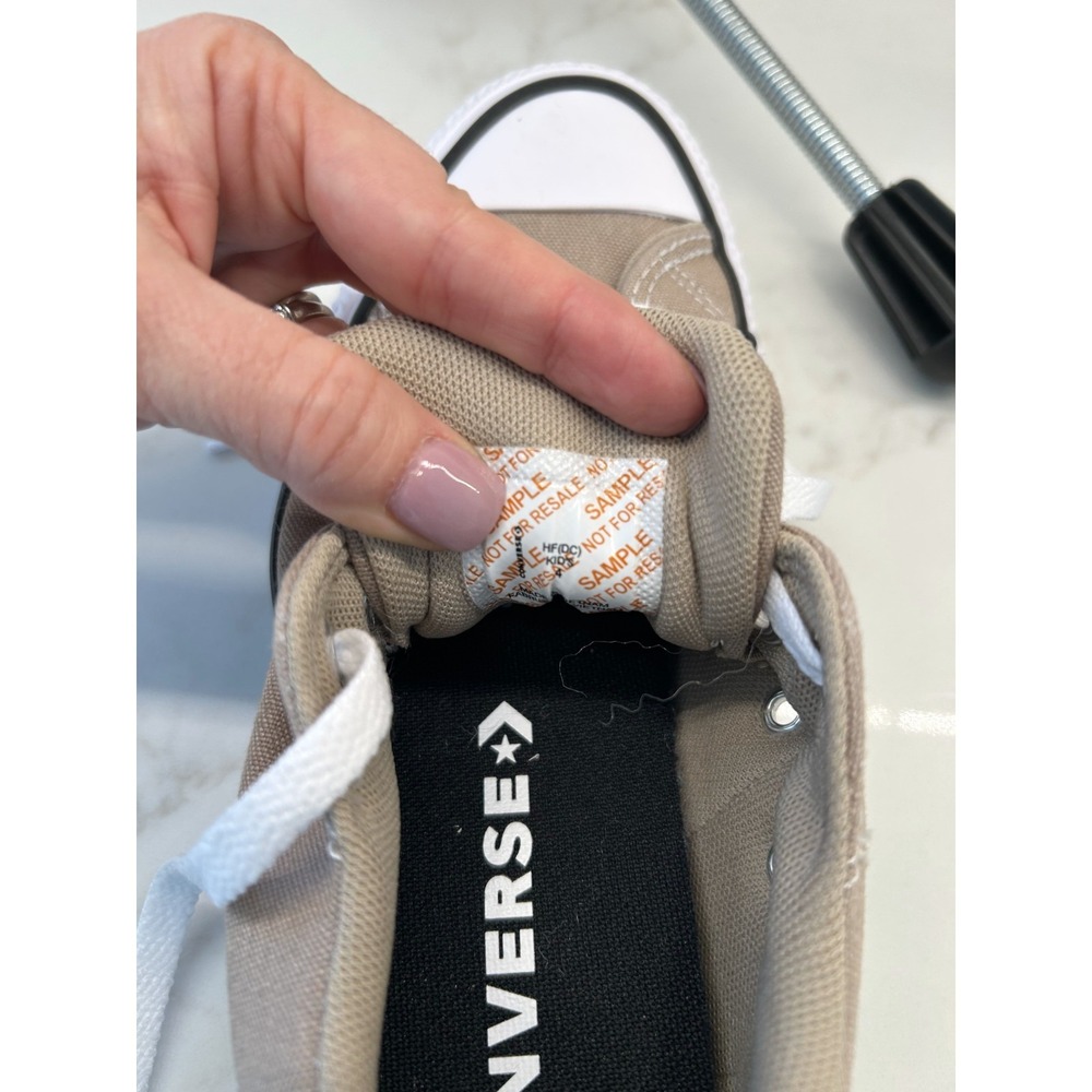 Converse Chuck Taylor All Star Malden Street Sneakers Kids Youth 4 Taupe Low Top - Picture 8 of 8